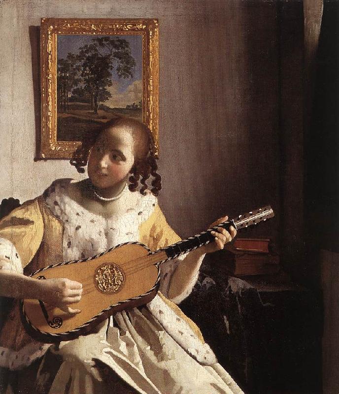 VERMEER VAN DELFT, Jan The Guitar Player rqw